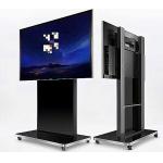 Mobile Stand Digital Signage Kiosk 3840*2160 4K Resolution For Video Meeting / School for sale