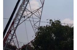 China Gsm Telecommunication Lattice Tower Steel Q235B Electricity Self Supporting supplier