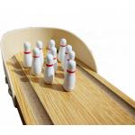 Kingda 350g Wood Tabletop Bowling Set Indoor family sports CE approval