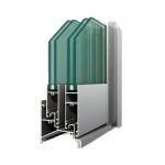 OEM Aluminum Window Profiles Mullion Equal / Unequal Bead Aluminium Extrusion Profiles for sale
