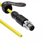 Alvin's Cables M8 5-Pin B-Code Male to Flying Lead I/O Cable for Cognex in-Sight Micro 2000, Trigger Strobe Cable for Vision System Industrial Automation, High Flex,10m/32.8ft for sale