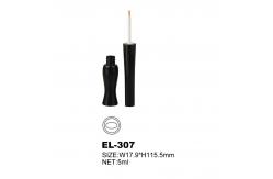 China Cylinder Hot Stamping Empty Eyeliner Bottle With Logo Label supplier