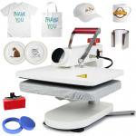 Multifunctional Sublimation Machine 5 In 1 Combo Heat Press Machine For T-Shirt Mug Cap Plate for sale