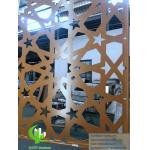 Laser Cut Metal Screen Decoration For Facade, Fence, Handrail Decoration Aluminum Material for sale