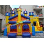 Outdoor PVC Inflatable Bouncer Slide With Castle For Adults / Kids for sale