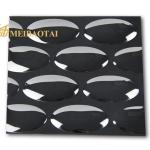 0.9 Mm Stainless Steel Sheet , DIN Black Oval Pattern Ss Embossed Sheet for sale
