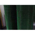 14mm 50*100mm Vinyl Coated Welded Wire Mesh Green for sale