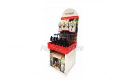 China Gardening Scissors Retail Shipper Display End Cap Displays With Hooks Header supplier