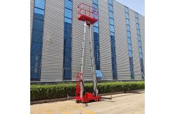 China 16M Telescopic Lift Platform Two Mast Hydraulic Elevated Work Platform supplier