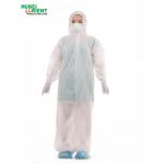 Disposable 30gsm Polypropylene Nonwoven Hooded Medical Coverall For Hospital for sale