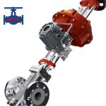 Electric And Pneumatic Operated Control Valve Straight Travel Fluorine Lined Control Valve for sale