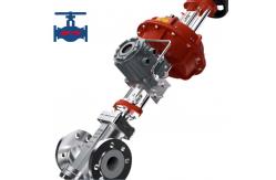 China Electric And Pneumatic Operated Control Valve Straight Travel Fluorine Lined Control Valve supplier