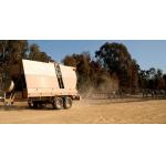 Mobile Security Barrier Of Hot Dipped Galvanized 3d Razor Wire Trailer 1000w for sale