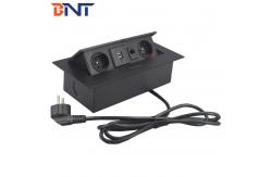 China Modern Hidden Into Office Table Power Data Connection Tabletop Outlets supplier