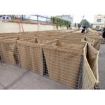 Army Hesco Bastion Barrier System Galvanized Welded Cages Sand Filled Barriers for sale