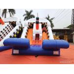 Ship Style Double Sided Inflatable Slides With Wave Stopper for sale
