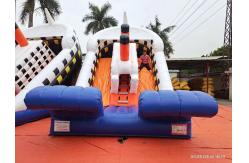 China Ship Style Double Sided Inflatable Slides With Wave Stopper supplier