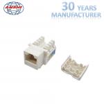 90 Degree Network RJ45 Keystone Jack Cat5e UTP 8P8C With Gold Plating for sale