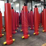 Double Acting Telescopic Dump Truck Cylinders Carbon Steel Material for sale