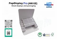 China Visual Merchandising Cardboard Counter Display for Back to School Stationery Ballpen supplier