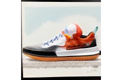 China Mesh Breathable Custom Basketball Shoes Cloth TPU Upper Material supplier