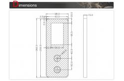 China 2 - 30V 4.3 Inch Touch Screen Lift LCD Display / Elevator Components supplier