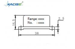 China Linearity Uniaxial Accelerometer Sensor 0.5 - 4.5V Wide Measuring Range supplier