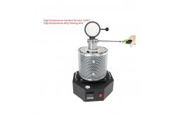 China Digital Induction Gold Melting Furnace 1600W With Mesh Refining Casting supplier