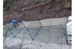 China 8x10cm 3.2mm Steel Hexagonal Wire Netting Gabion Box Slope Protection Wire Mesh supplier