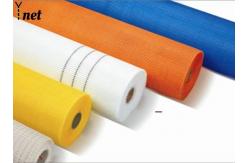 China Orange Plastering Fiberglass Mesh 5X5mm Plaster Mesh Roll 160g For Wall supplier