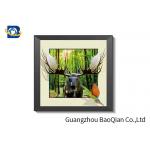 High Definition 3D Image Lenticular Printing Services Decorative Animal Design