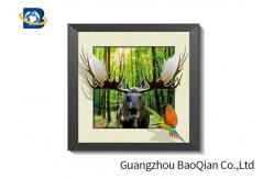 China High Definition 3D Image Lenticular Printing Services Decorative Animal Design supplier