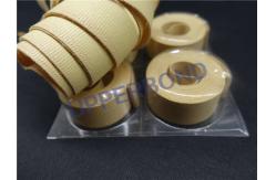 China Cigarette Maker Parts Yellow Garniture Tape Customized 2000 - 10000 Cigs / Min supplier