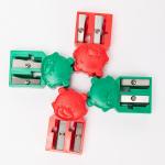 Bear Shape Double Hole Funny Pencil Sharpner For Kids for sale