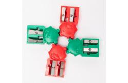 China Bear Shape Double Hole Funny Pencil Sharpner For Kids supplier