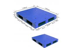 China Cold Racking HDPE Pallets 6T Static Load Injection Moulded Pallets supplier