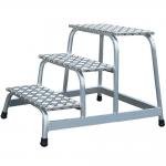 2 Or 3 Tread Aluminum Step Stands Material Handling Equipment Fabrication for sale