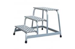 China 2 Or 3 Tread Aluminum Step Stands Material Handling Equipment Fabrication supplier