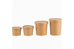China Disposable Kraft Paper Packaging Box Flexo Greaseproof Take Away Lunch Box supplier