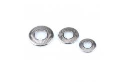 China Self Locking Conical Spring Washers Knurling Disc Spring Washer supplier