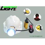 25000lux LED Mining Light High Beam 10.4Ah Capacity With Cable Flashing Light for sale