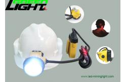 China 25000lux LED Mining Light High Beam 10.4Ah Capacity With Cable Flashing Light supplier