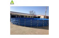 China OEM Custom High Quality RAS Aquaculture System Large Circular PVC Galvanized Sheet Fish Farming Tanks supplier