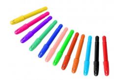 China 6 Color Nontoxic Wax Crayon/Eco-friendly fancy colored Non-toxic wax crayon set supplier