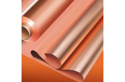 China 520mm / 630mm Rolled Copper Foil Sheet Metal Blackened for PCB supplier