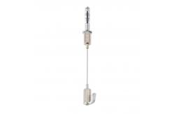 China Screw In Steel Wire Hanging System With 1.2mm 80mm Breaking Load supplier