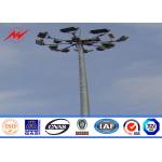 Airport 30M HDG High Mast Pole with double lantern panel for 100 square meters stadium lighting for sale