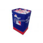 FMCG Full Color Printed Cardboard Dump Bins Lightweight For Snack Foods for sale