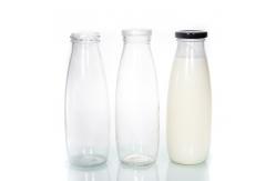 China Eco Friendly Frosted Bulk Glass Milk Bottles 16 Oz Kombucha Bottles With Lid supplier