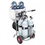 CE Movable Long Tube Scba Breathing Apparatus Trolley Mounted for sale